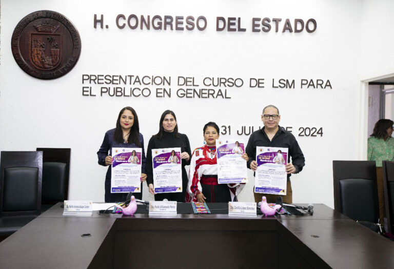 Ofrece Congreso del Estado curso de Lengua de Señas Mexicana (LSM)