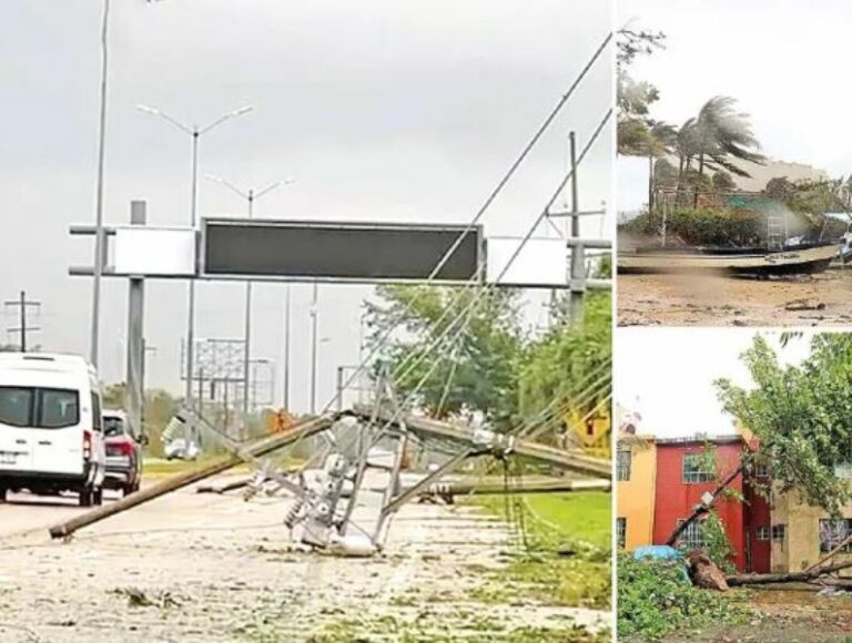 Beryl aún es amenaza, pese a saldo blanco; Q. Roo y Yucatán, sin grandes daños