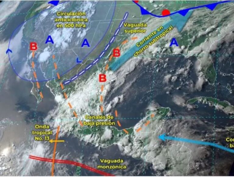 Clima México hoy 26 de julio de 2024: Prevén más lluvias y tornados