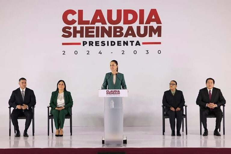 Claudia Sheinbaum presenta a próximos secretarios de gobernación, educación, bienestar y seguridad