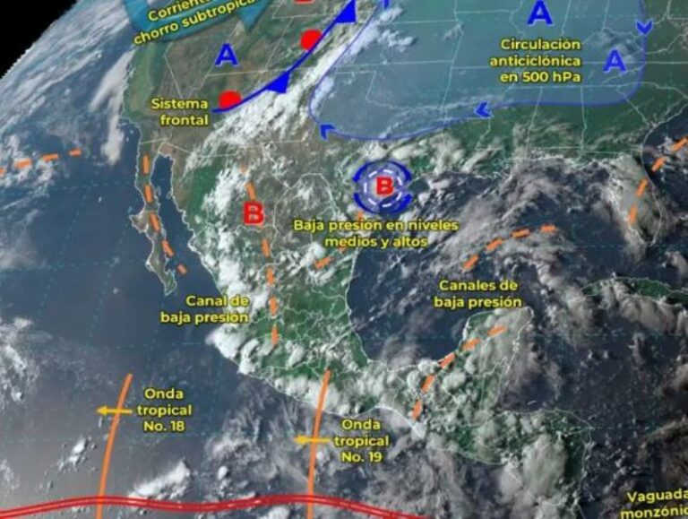Clima México hoy 27 de agosto de 2024: Continuarán las lluvias en gran parte del país