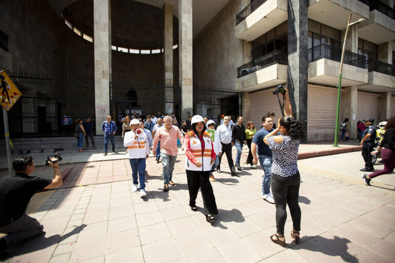 Participa Congreso del Estado en Simulacro Nacional de Sismo 2024