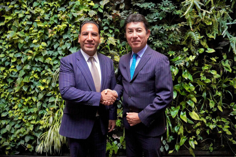 Eduardo Ramírez se reúne con embajador de Japón en México