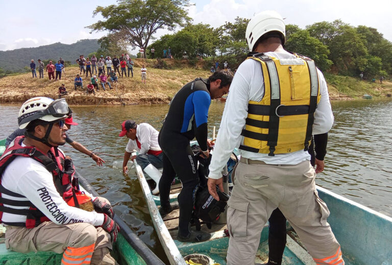 Se mantiene búsqueda de pescador que realizaba labores en la presa de Tolán: Protección Civil Chiapas
