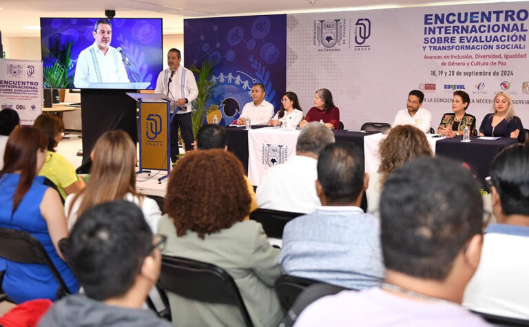 Inaugura UNACH las actividades del primer encuentro internacional sobre evaluación y transformación social