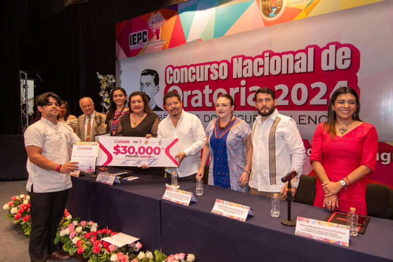Concluye Concurso Nacional de Oratoria Belisario Domínguez en Comitán