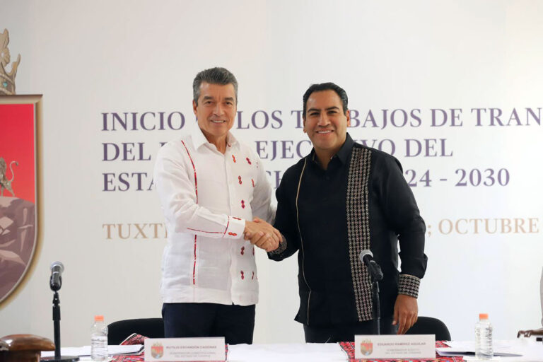 Inicia la transición del Poder Ejecutivo en Chiapas
