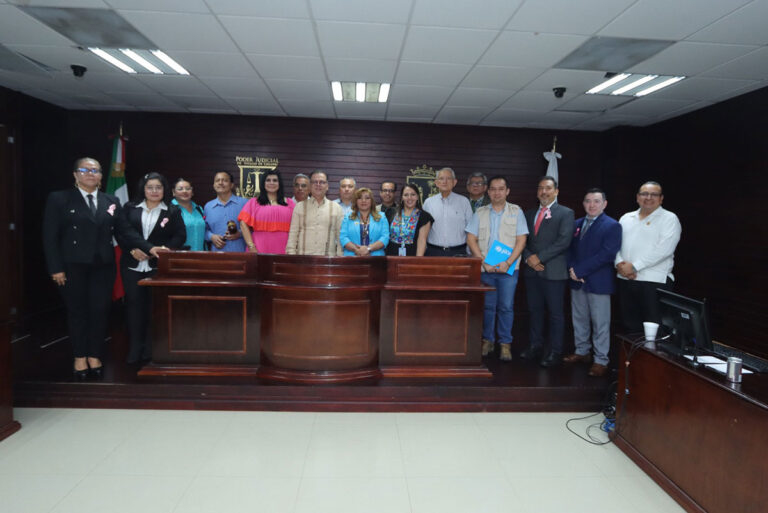 Inauguran Poder Judicial del Estado y Unicef salas SAPCOV