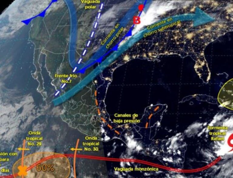 Clima México hoy 5 de noviembre de 2024: Prevén lluvias fuertes y heladas