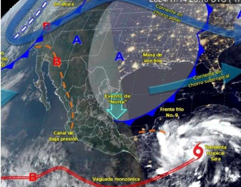 Clima México hoy 15 de noviembre de 2024: Llega la primera tormenta invernal