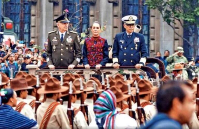 Claudia Sheinbaum: el Ejército es pueblo uniformado; Fuerzas armadas, con la lucha democrática
