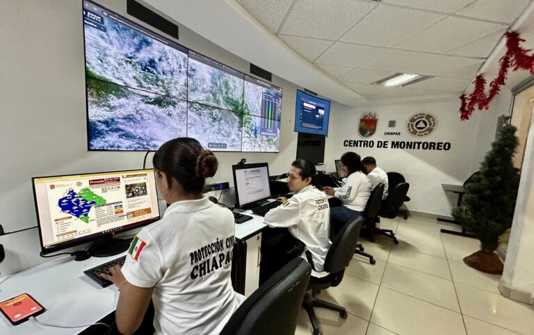 PC informa sobre pronóstico de lluvias muy fuertes a intensas por frente frío