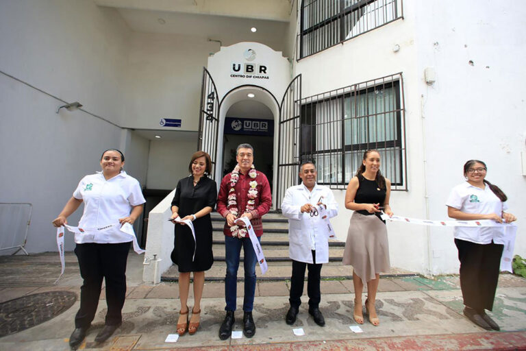 En Tuxtla, Rutilio Escandón inaugura Unidad Básica de Rehabilitación Centro del DIF Chiapas