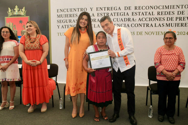 Rutilio Escandón se reúne con integrantes de las Redes de Mujeres Seguras Cuadra por Cuadra
