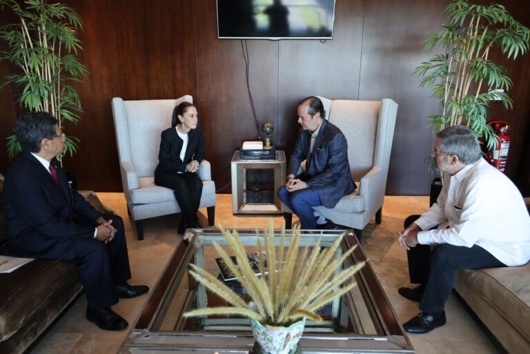 Claudia Sheinbaum se reúne con canciller de Panamá rumbo a la cumbre G20 en Brasil