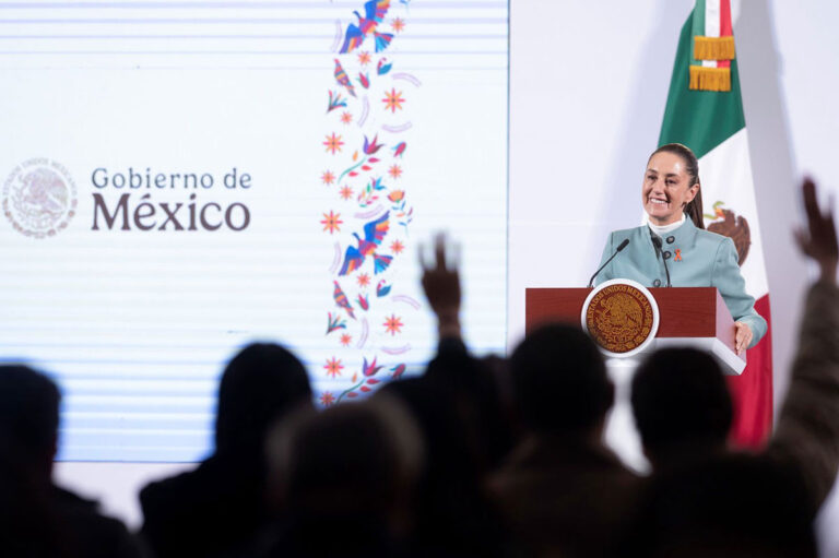 Claudia Sheinbaum presenta campaña permanente: ¡Es tiempo de mujeres sin violencia!