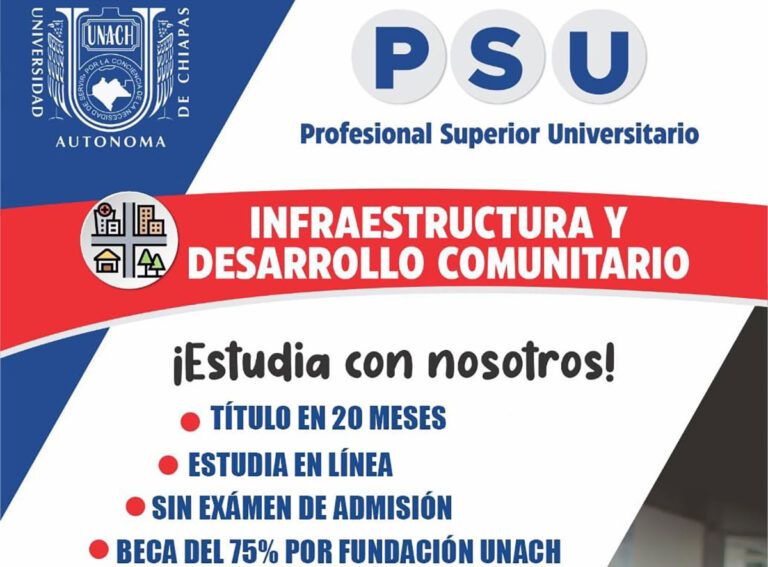 Continúa abierta convocatoria para cursar el PSU en la UNACH
