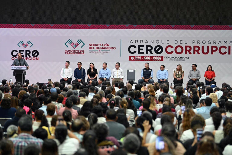 Programa Cero Corrupción abonará a la seguridad y la paz en Chiapas: ERA