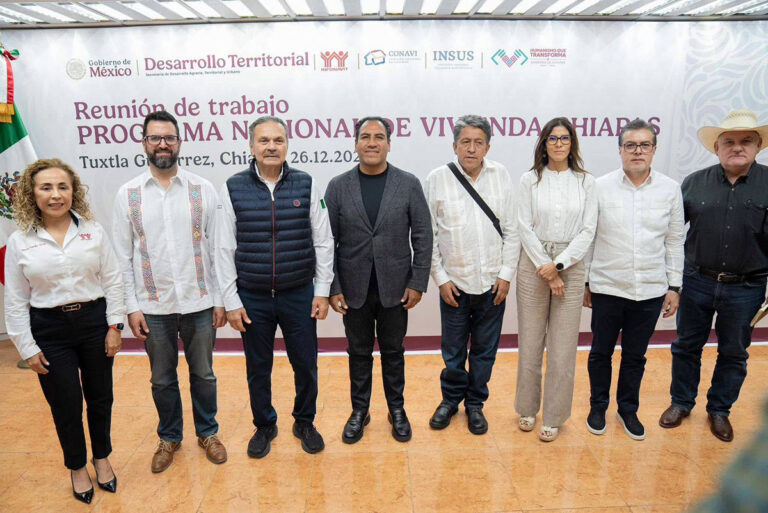 Eduardo Ramírez manifiesta compromiso con la Federación para garantizar el derecho a la vivienda