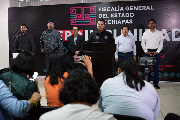 En conferencia de prensa asegura la SSP y FGE que no habrá paso a la corrupción