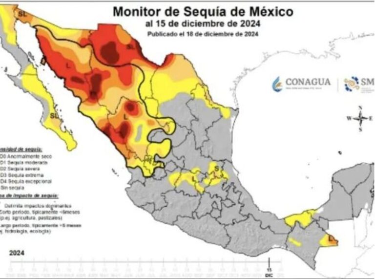 ¿Frío? Inicia el invierno en México y avanza la sequía ante la falta de lluvias