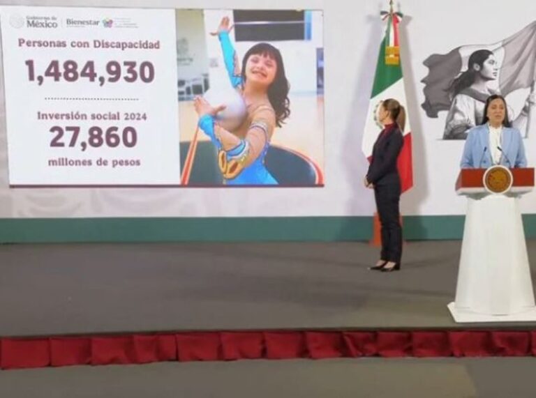 Más de 1 millón de personas con discapacidad reciben pensión del Bienestar: Ariadna Montiel