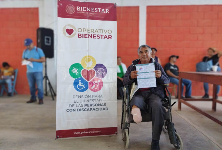 En Chiapas, 81mil 282 personas son derechohabientes de la Pensión para el Bienestar de las Personas con Discapacidad Permanente