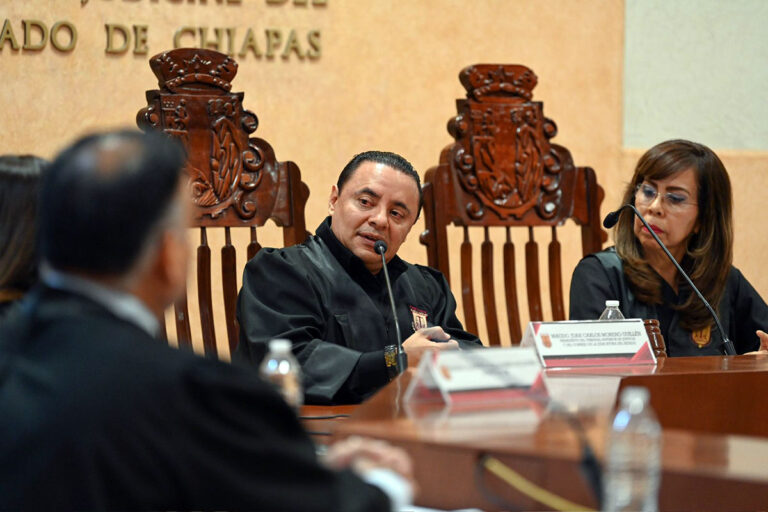 Juan Carlos Moreno Guillén, presidente del PJE de Chiapas