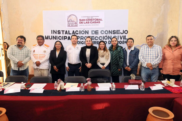 Se instala el Consejo Municipal de Protección Civil de San Cristóbal