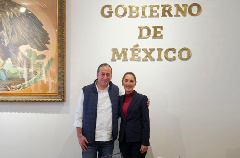 Claudia Sheinbaum se reúne con Antonio Santos; abordan plan de trabajo para Chiapas