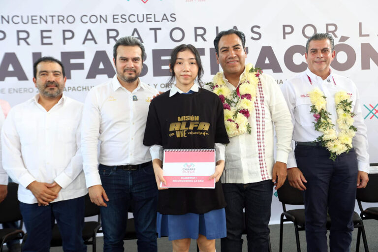 Encabeza Eduardo Ramírez presentación del Programa de Alfabetización ‘Chiapas Puede’