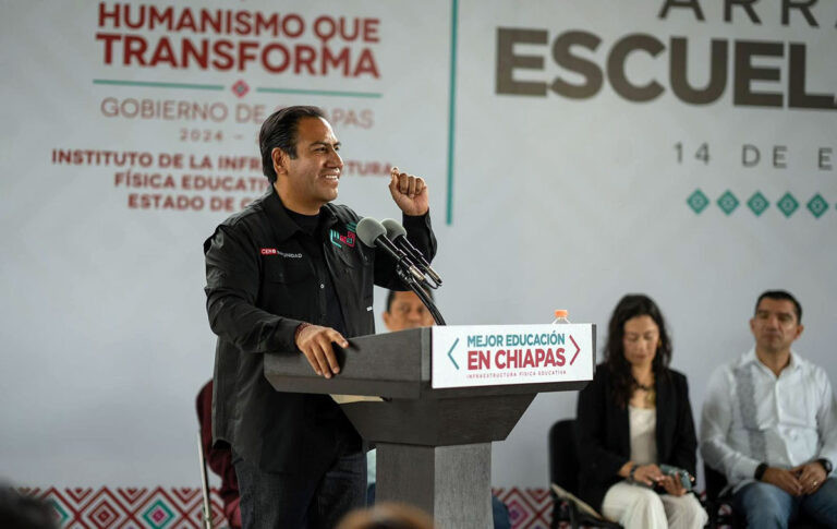 Arranca Eduardo Ramírez eje de Infraestructura Educativa con inicio de obras en escuelas de Comitán