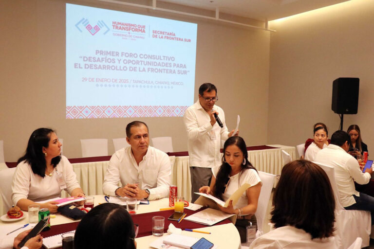 Secretaría de la Frontera Sur realiza Primer Foro Consultivo ‘Desafíos y Oportunidades para el Desarrollo Fronterizo’