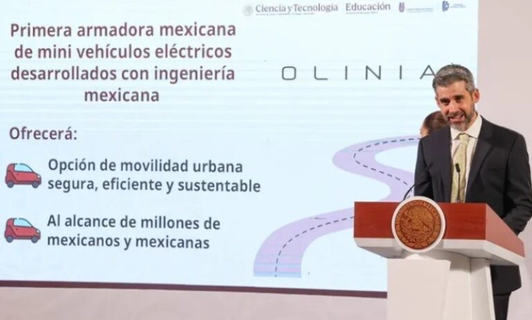 Presentan ‘Olinia’, armadora mexicana de autos eléctricos; costarán entre 90 y 150 mil pesos