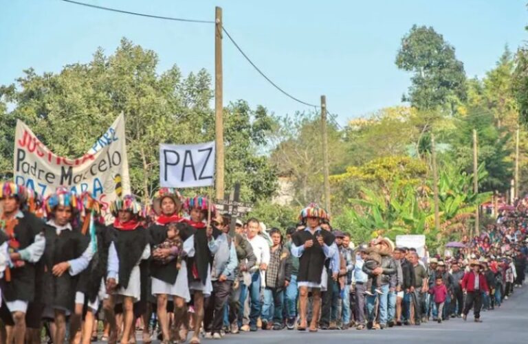El Pueblo Creyente marcha en Pantelhó; “la inseguridad es alimentada por las adicciones”