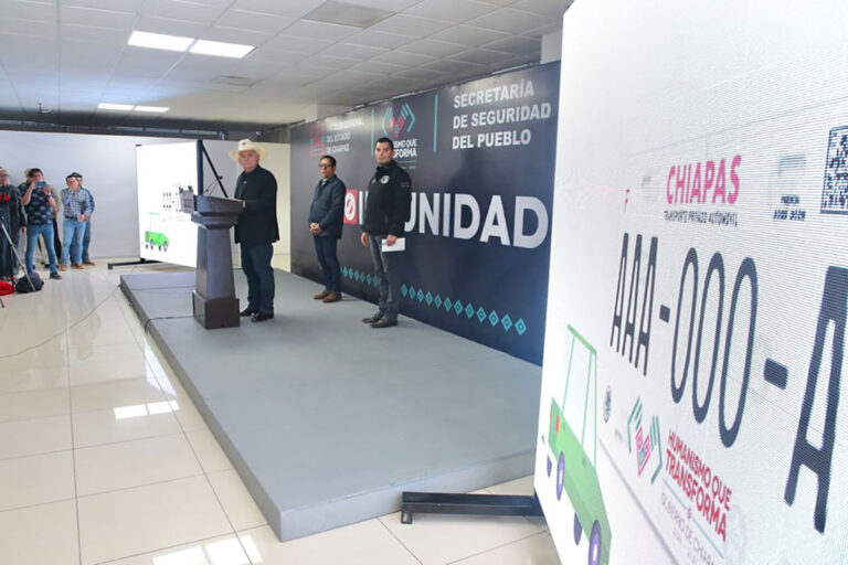 A partir de febrero, placas nuevas y canje obligatorio