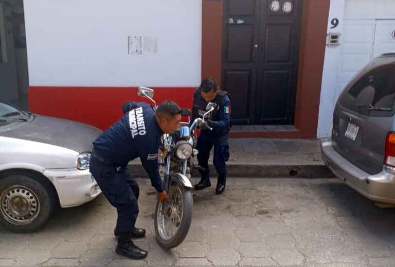 Ponen en marcha Programa Operativo de Estacionamiento para Motocicletas en SCLC