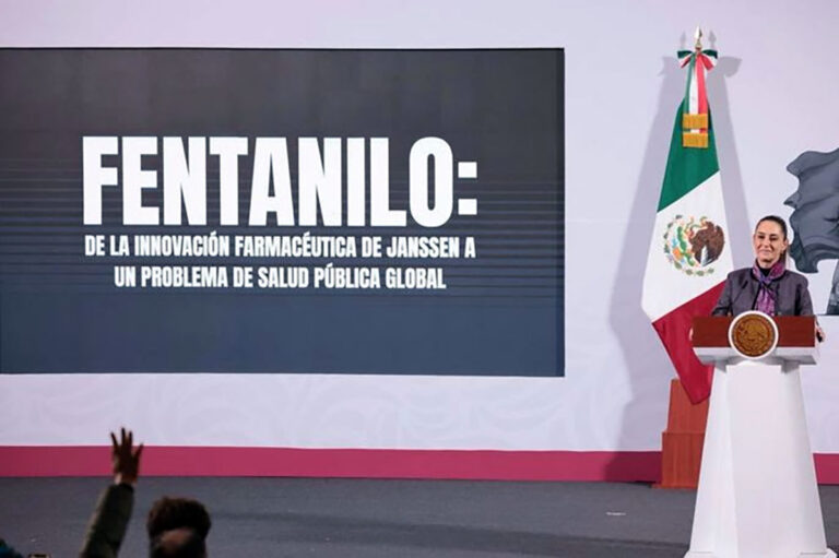 Claudia Sheinbaum presenta campaña preventiva ‘Aléjate de las drogas. el fentanilo te mata’