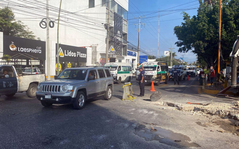 Intensifica Smapa trabajos de rehabilitación de colector sanitario
