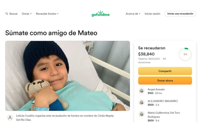 Mateo, de 7 años, lucha desde Tuxtla Gutiérrez contra un raro tipo de cáncer