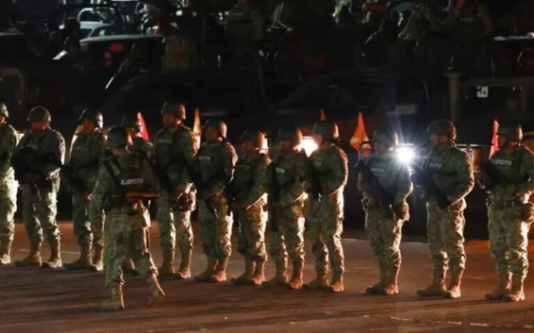 Se movilizan tropas del Ejército y la Guardia Nacional a la frontera norte