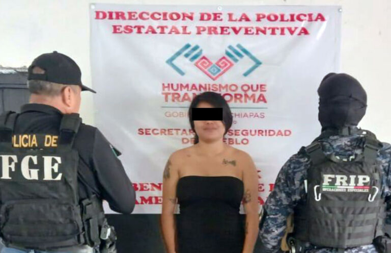 FGE y SSP aprehenden a presunta responsable de homicidio calificado en grado de tentativa
