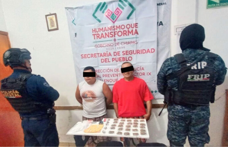 Por hechos en Palenque, vinculan a proceso presuntos implicados en el delito contra la salud