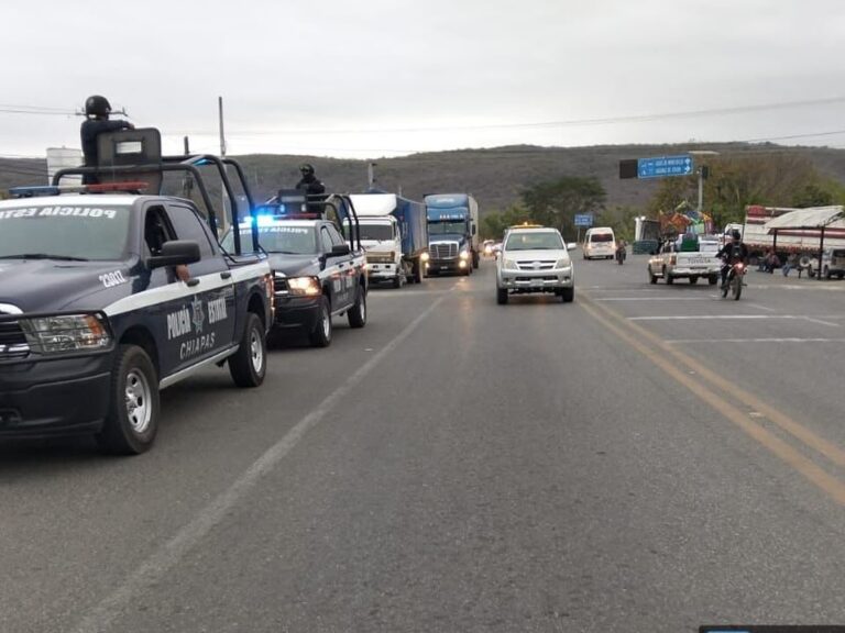 SSP garantiza seguridad para reapertura de tiendas en Frontera Comalapa y Motozintla