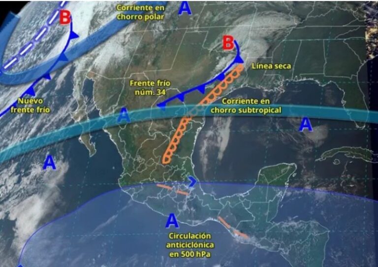 Clima en México este 13 de marzo de 2025: Llega un nuevo frente frío