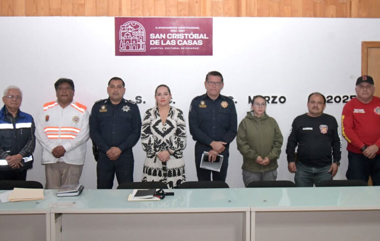 Refuerzan coordinación de seguridad y auxilio en SCLC