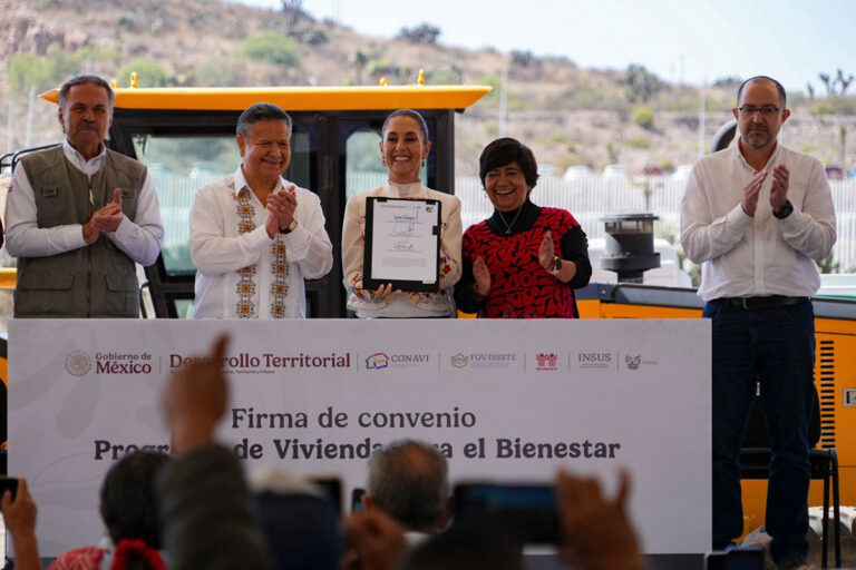 Claudia Sheinbaum da inicio a la construcción de 31 mil 500 viviendas del Programa de Vivienda para el Bienestar