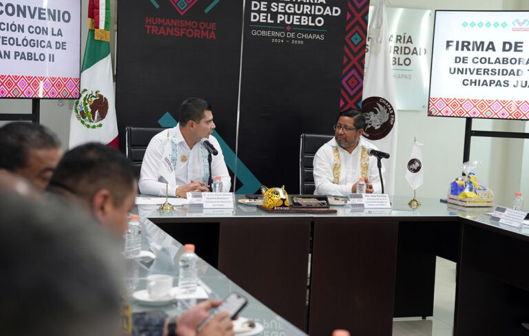 SSP y Universidad Juan Pablo 2° firman convenio de colaboración de ofertas educativas