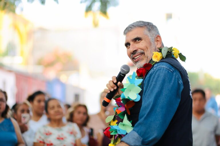 San Pedro Progresivo se está transformando con la pavimentación de calles: Ángel Torres
