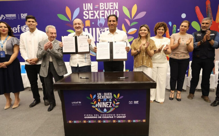 Gobierno de Chiapas y Unicef unen esfuerzos para construir un buen sexenio para la niñez
